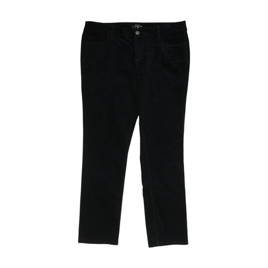 Black Petite Straight Pants
