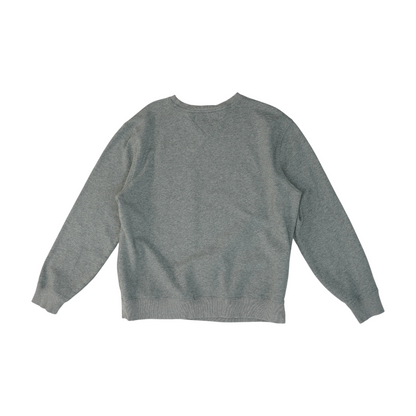 Gray Solid Sweatshirt Pullover