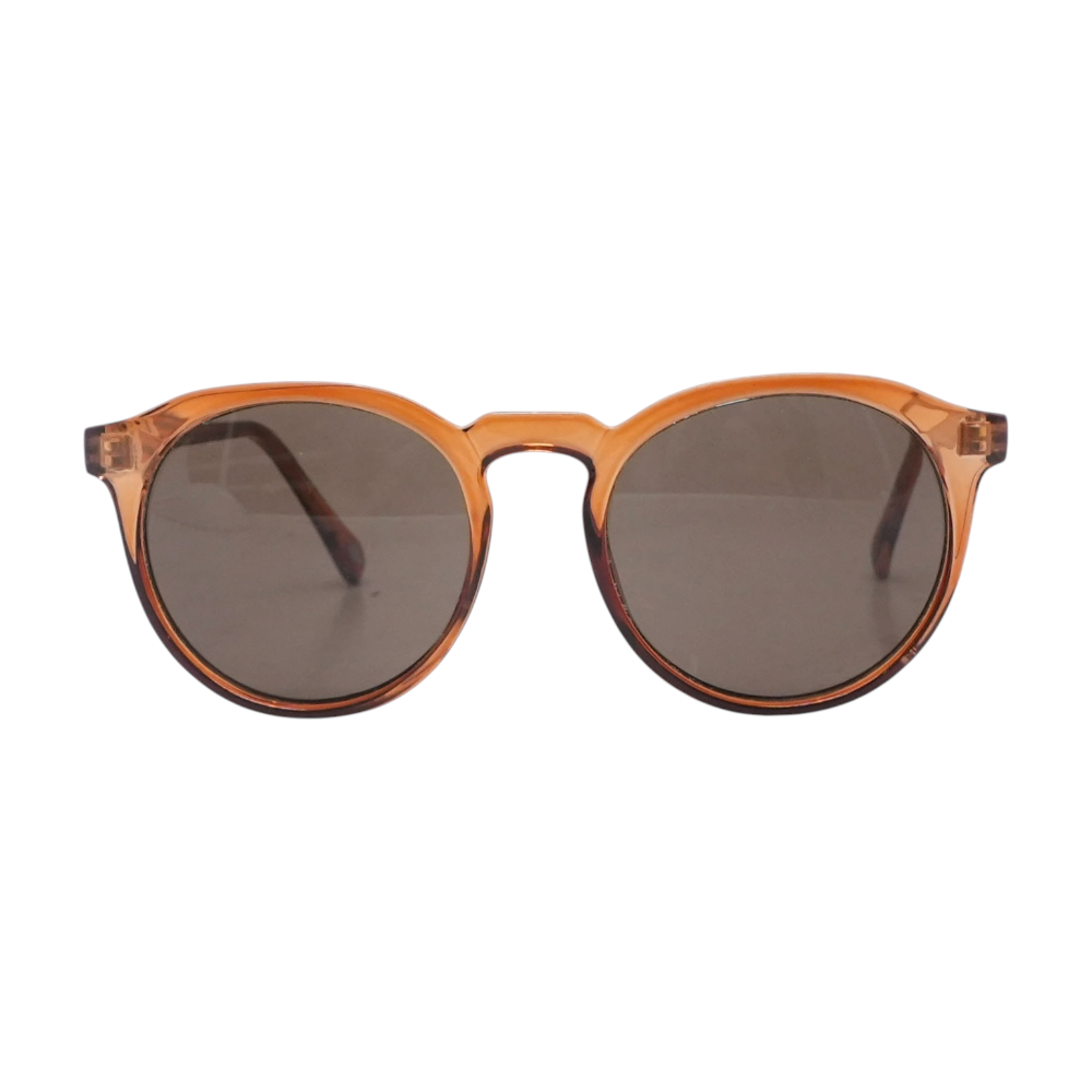 Brown FM153 Round Sunglasses
