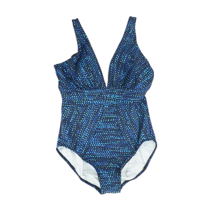 Blue Polka Dot One-Piece