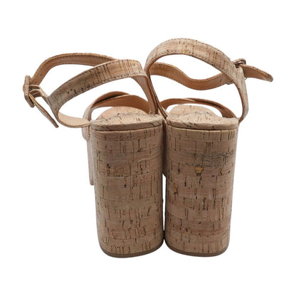 Tan Block Heels