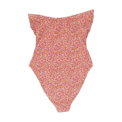 Beige Floral One-Piece