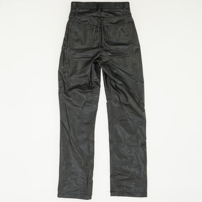 Black Solid Pants