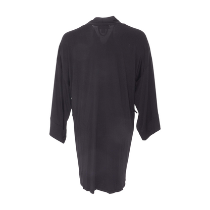 Black Solid Robe