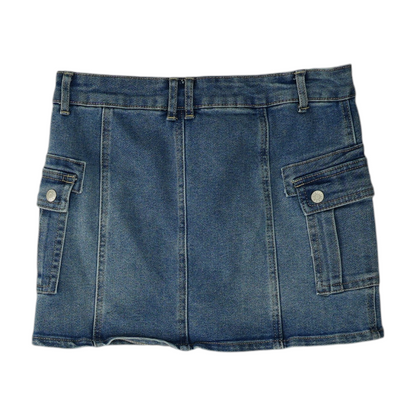 Blue Mini Skort