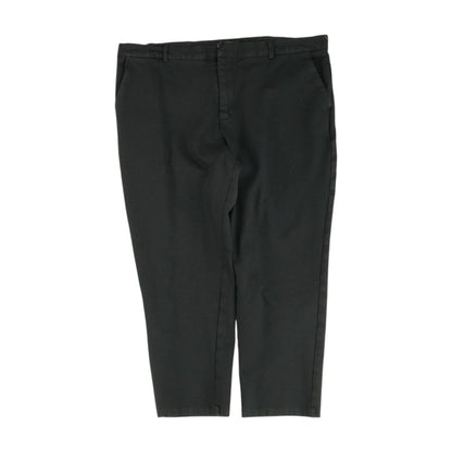 Black Solid Dress Pants
