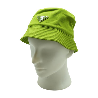 Green Worn Bull-Denim Bucket Hat