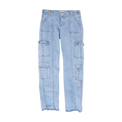 Blue Solid Jeans