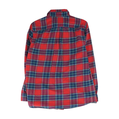 Red Plaid Flannel Button Down
