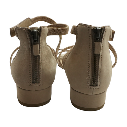 Beige Flat Sandals