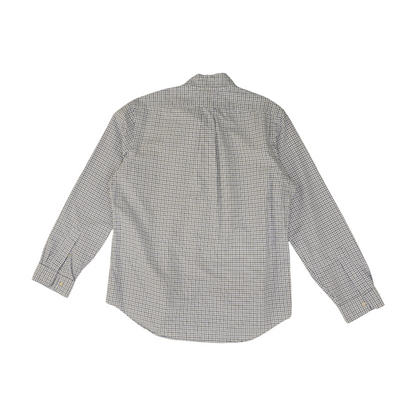 Blue Check Long Sleeve Button Down
