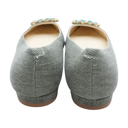 Green Ballet Flats