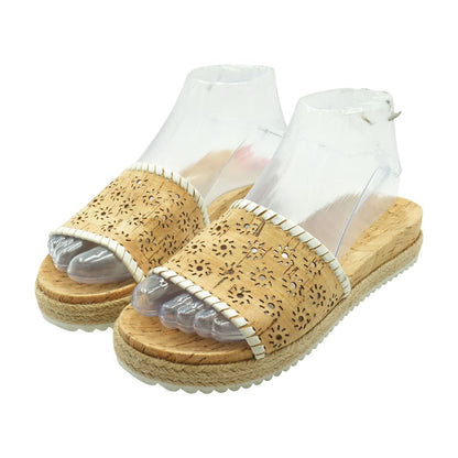 Tan Platform Sandals