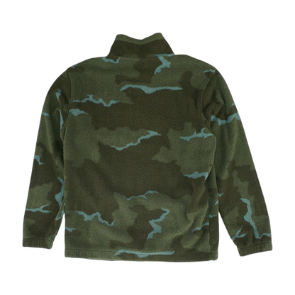 Green Camo 1/4 Zip Pullover