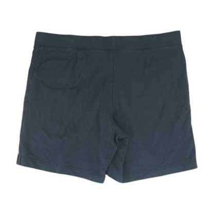 Black Petite Solid Knit Shorts