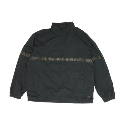 Black Solid 1/4 Zip Pullover