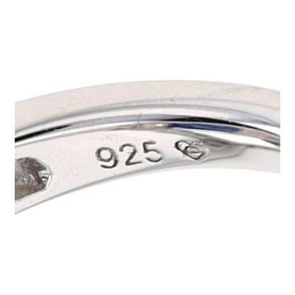Sterling Silver Synthetic Sapphire Fashion Ring