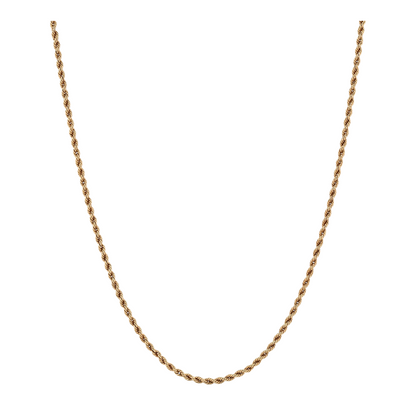 18K Yellow Gold Chain Necklace