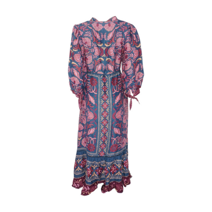 Teal Floral Maxi Dress