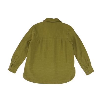 Green Button Down