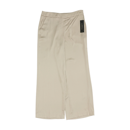 Beige Wide Leg Pants