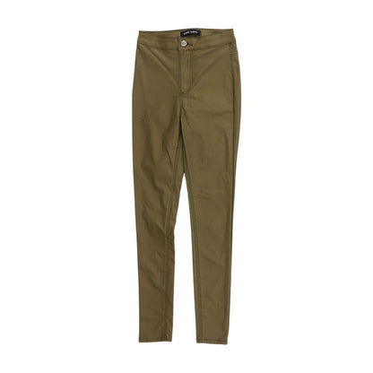 Olive Solid Pants