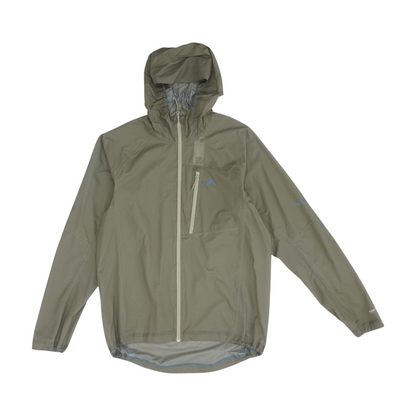 Brown Solid Rain Jacket