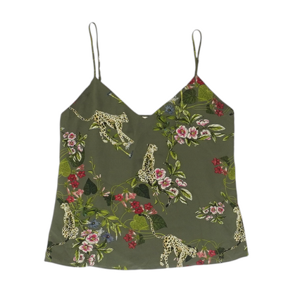 Green Floral Blouse