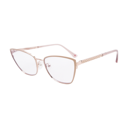 Rose Gold VLE.60111 Cat Eye Prescription Eyewear