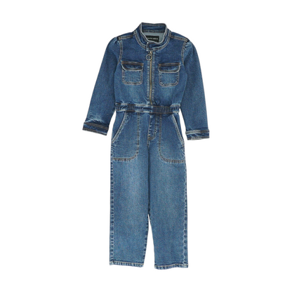 Blue Long Sleeve One-Piece