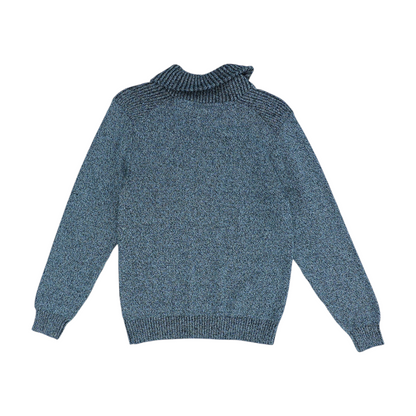 Gray Solid Pullover Sweater