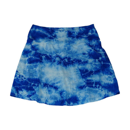 Blue Tie-Dye Mini Skort
