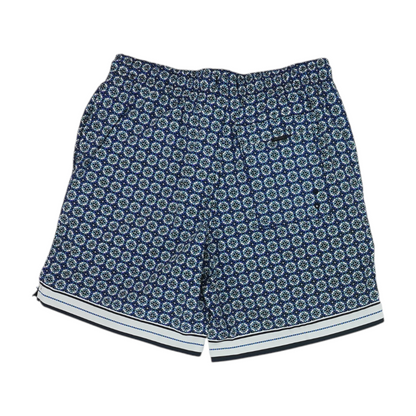 Blue Geometric Swim Bottom