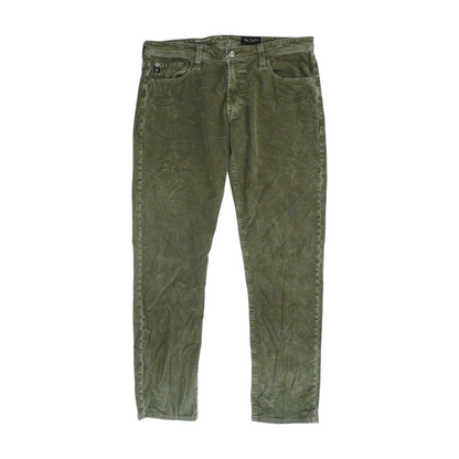 Green Slim Pants