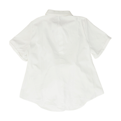 White Plus Button Down