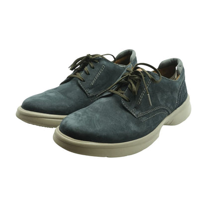 Blue Leather Derby/oxford Dress Shoes