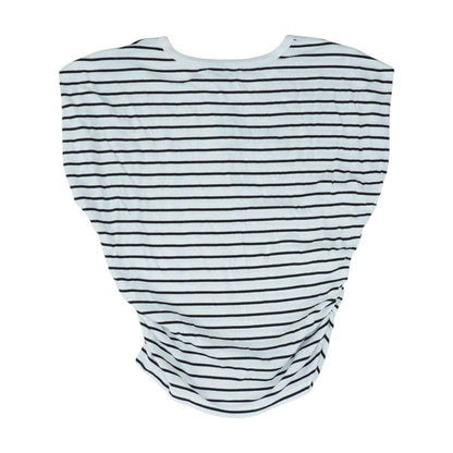 White Striped Blouse