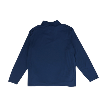 Navy Solid 1/4 Zip Pullover