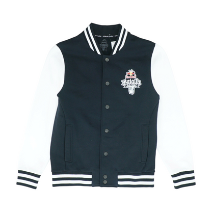 Black Color Block Jacket