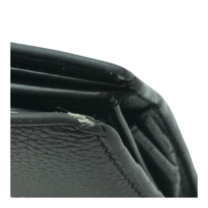 Black Cash Square Folded Coin Wallet