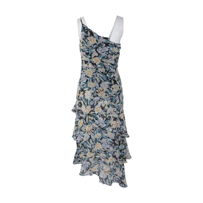 Multi Floral Midi Dress