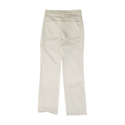 White Bootcut Jeans