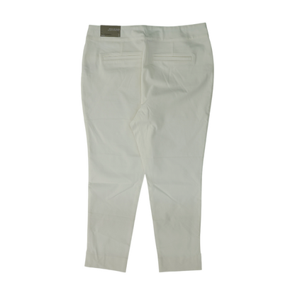 White Slim Pants