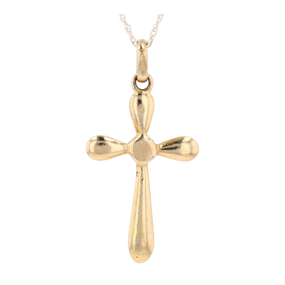 14K Yellow Gold Pendant Necklace