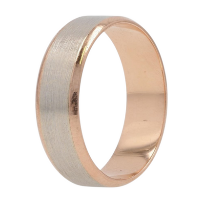 14K White Gold Band