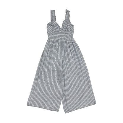 Blue Striped Jumpsuit