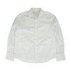 White Solid Long Sleeve Button Down