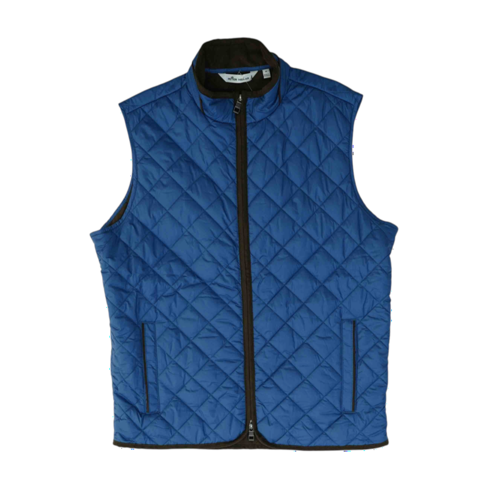 Blue Solid Vest