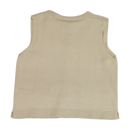 Beige Vest Sweater