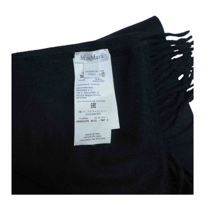 Black 100% Cashmere Scarf